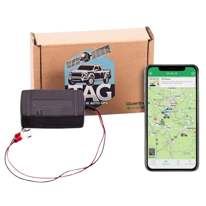 Pack TAG balise GPS autonome avec batterie longue durée et application mobile